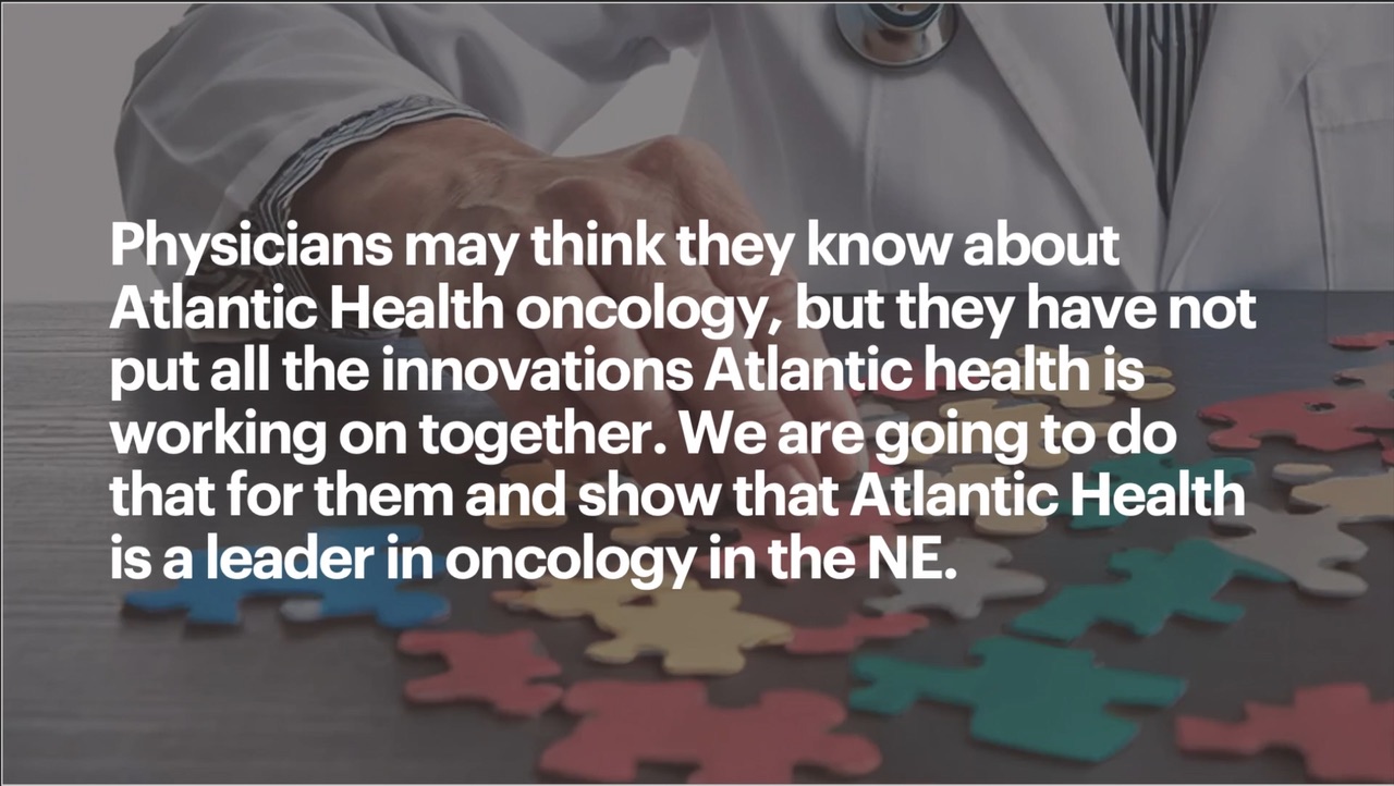 Atlantic Health proton therapy motion graphic